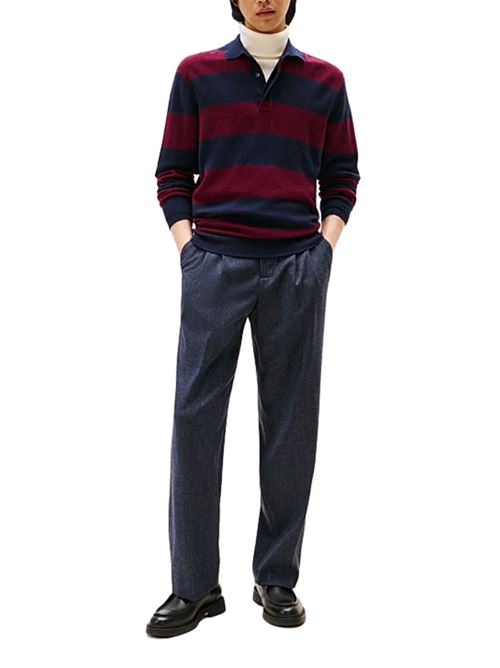 Maglia a polo a righe rugby Tommy Hilfiger | MW0MW40855DW5